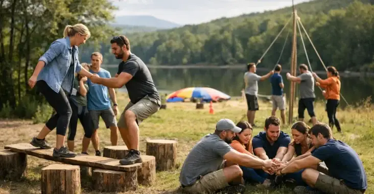 7 teambuilding methoden outdoor gruppen nutzen